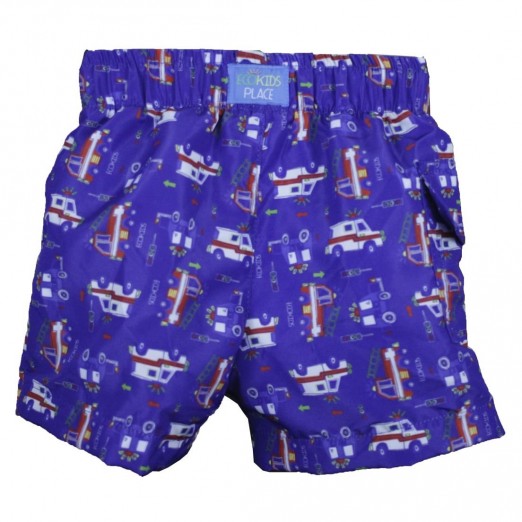 Short com Fralda Infantil Azul Para Piscina SOS 12 Meses EcoKids