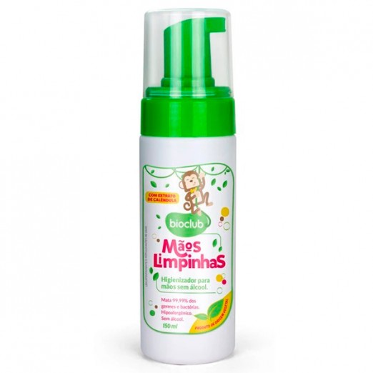 Higienizador Para Mãos Sem Álcool Líquido Bioclub 200ml