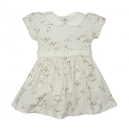 Body Vestido Infantil Little Horse 18 Meses Rosa Grow Up