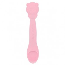 Colher de Silicone Unitária Feminina Infantil Rosa Marcus e Marcus