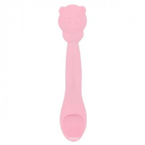 Colher de Silicone Unitária Feminina Infantil Rosa Marcus e Marcus