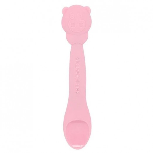 Colher de Silicone Unitária Feminina Infantil Rosa Marcus e Marcus