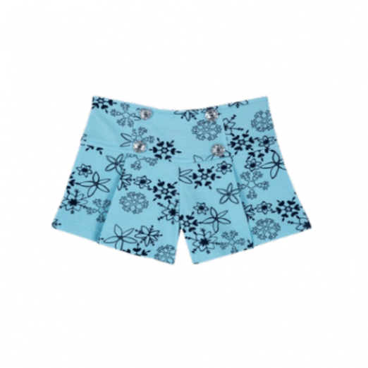 Short Infantil Feminino Azul 4 Anos Chicco