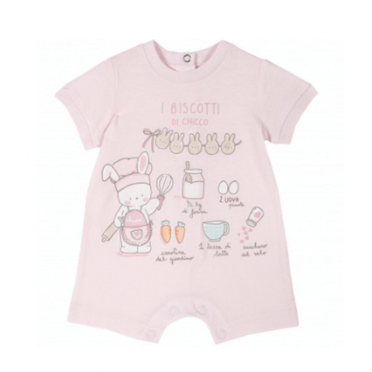 Body rosa estampado chicco 3 meses