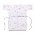 Roupão Infantil Tema Raposa Branco Soft Premium Baby Papi