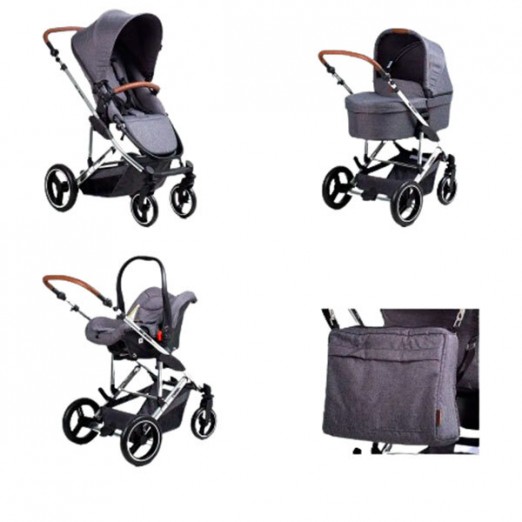 Carrinho De Bebê Abc Design Como 4 Trio System Acompanha Moisés Carry Cot E Bebê Conforto Risus Desde o Nascimento Até 22 kg Diamante Asphalt