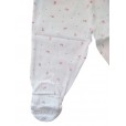 Conjunto Feminino 2 Peças Rosa Com Detalhes 6 Meses Chicco