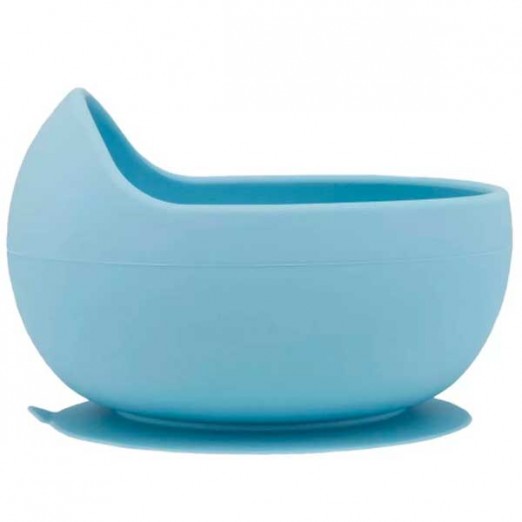 Bowl Silicone Azul Ventosa Infantil  Buba