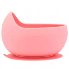 Bowl Silicone Rosa Ventosa Infantil  Buba