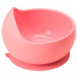 Bowl Silicone Rosa Ventosa Infantil  Buba