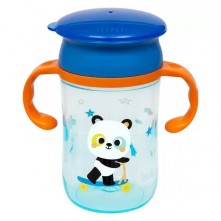 Copo Treinamento 360° com Alça Bubazoo Panda 300ml +12m Buba