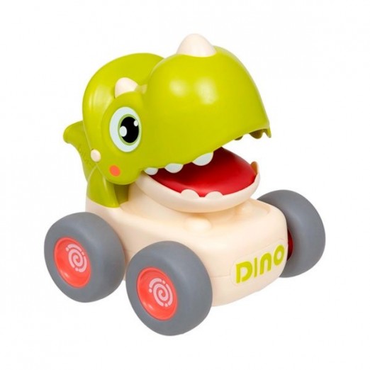 Brinquedo Carrinho Dino Com Fricção e Apito Buba