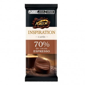 Chocolate Arcor Amargo Café 80g