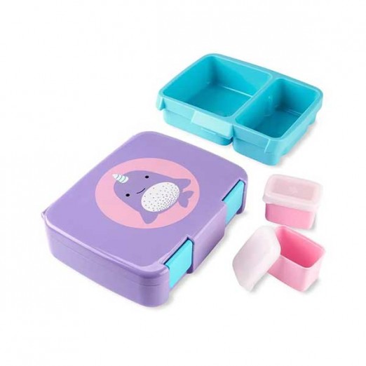 Bento Box Zoo Baleia Naval Roxa Para Menina Skip Hop