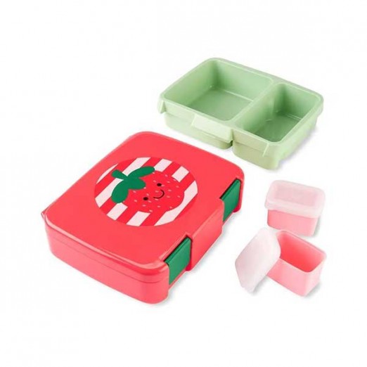 Bento Box Zoo Morango  Vermelha Para Menina Skip Hop