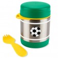 Pote Térmico Infantil Para Alimentos Com Talher Futebol  Skip Hop