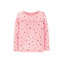 Blusa Infantil Floral Importado 6 Meses