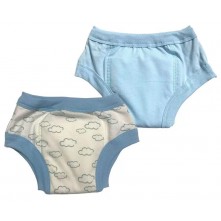 Kit Cueca Desfralde Diurna Nuvem Eco Kids M