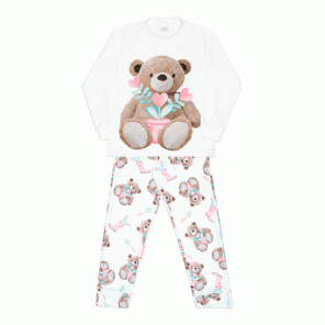 Pijama Infantil Microsoft Ursa 6 Anos Dedeka 