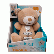 Brinquedo Pelúcia Infantil Urso Musical Clingo