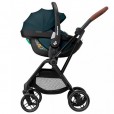 Carrinho Bebê  Maxi Cosi Travel System Leona2 Trio Bebê Conforto + Base Graphite Fechamento Automático