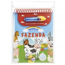 Livro Pintura Mágica Fazenda Happy Books 