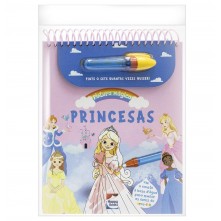 Livro Pintura Mágica Princesas Happy Books 