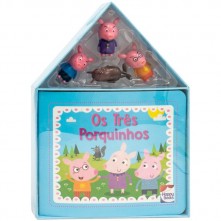 Livro Casinha De Contos Os Três Porquinhos Happy Books 