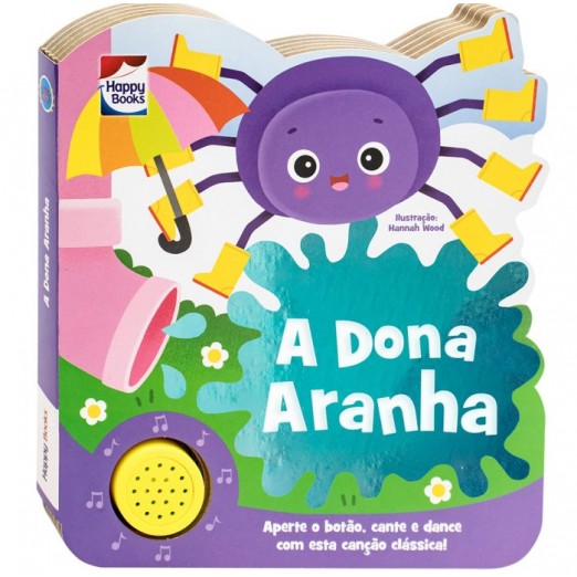 Livro Minhas Canções Favoritas A Dona Aranha Canção Infantil Happy Books