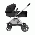 Carrinho Para Passeio Anna2 Ts Trio Maxi Cosi C/Bebê Conforto Black Proteção UV50 Black Até 15kg