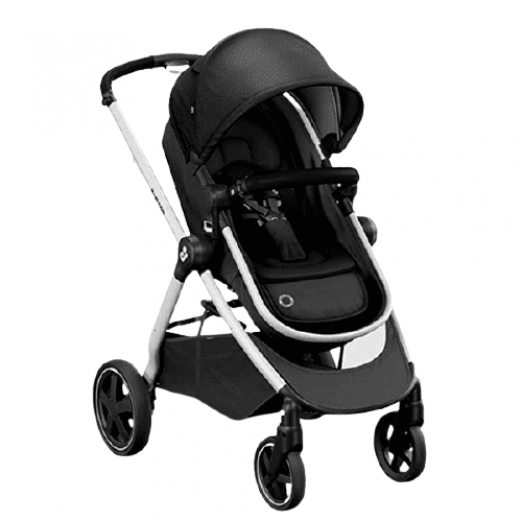 Carrinho Anna2 Max Cosi Travel System Acopla Bebê Conforto Citi Desde O Nascimento Até 15kg Essential Black