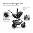 Adaptador  Abc Design Tulip Adapta Aos Carrinhos Salsa 4, Salsa 3 Zoom E Como 4 Preto