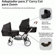 Adaptador Abc Design Para Carrinho Adapta Ao Carrinho Zoom Preto