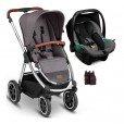 Carrinho Para Bebê Abc Design Samba Diamante Travel System Acopla Bebê Conforto e Moisés