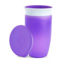 Copo 360° Infantil de Treinamento Grande Roxo 296ml Munchkin