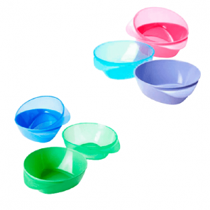 Kit 4 pratos fundos tommee tippee easy scoop azul e verde