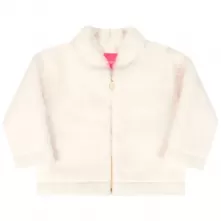 Jaqueta Infantil Agata 3 Anos Off White Kamylus