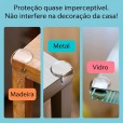 Protetor de Quina Transparente PVC 4 Unidades Comtac