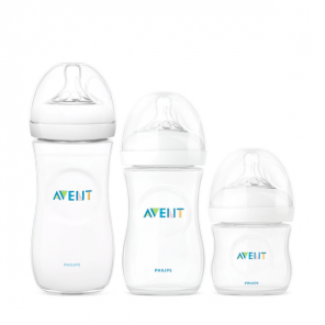 Kit com 3 Mamadeiras Pétala Avent Philips