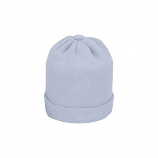 Gorro Para Bebê Recém Nascido Azul Pimpolho