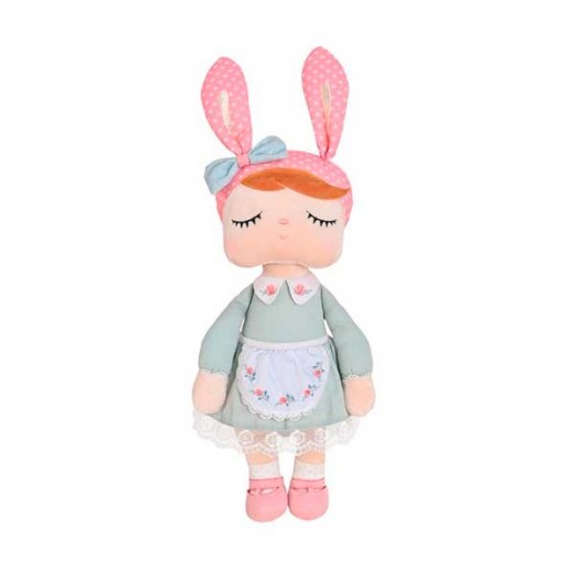 Boneca Infantil Para Menina Angela Didi 33Cm Verde Metoo