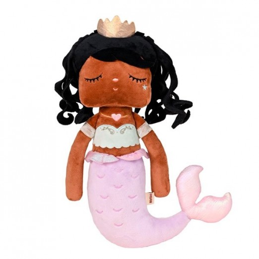 Boneca Infantil Para Menina Ângela Sereia Alana 33cm Metoo