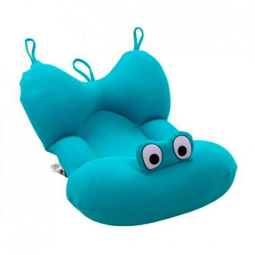 Almofada De Banho Para Bebê Baby Pil Azul