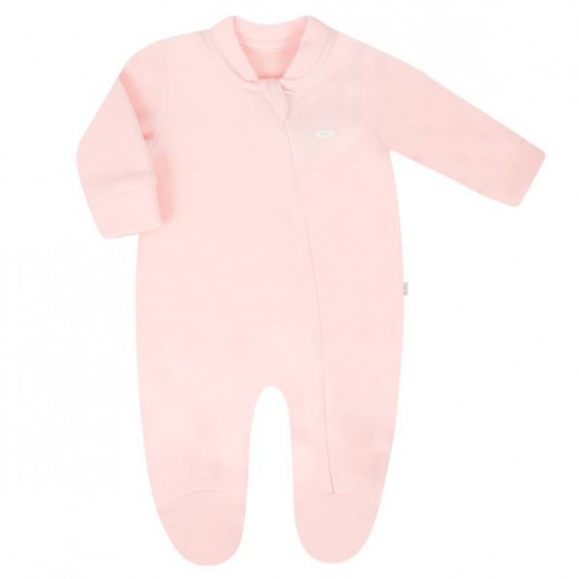 Macacão Longo Rosa Feminino Com Zíper Soft  Hug Tamanho P