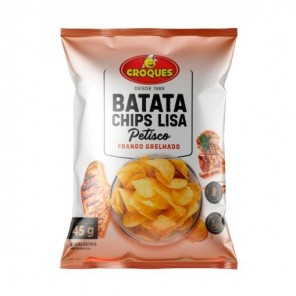 Batata Chips Frango Grelhado 45g Croques