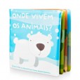 Kit Livro de Banho Macio Onde Vivem os Animais Multikids