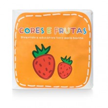 Livro de Banho Cores e Frutas Multikids 