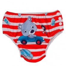 Sunga De Piscina Infantil Reutilizável Urso 18 a 24 Meses Comtac