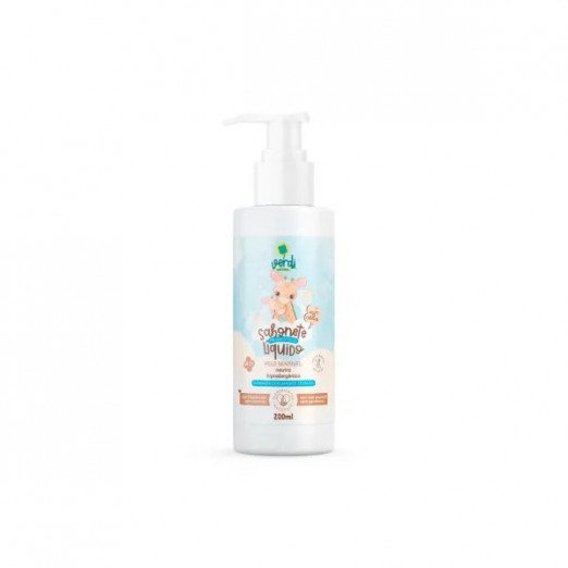 Sabonete Corporal Infantil Probiótico Pele Sensível 200ml Verdi Natural