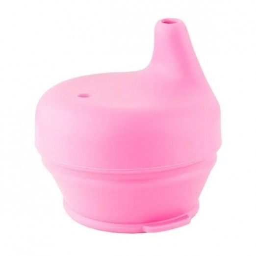 Tampa para copo de silicone rosa kababy